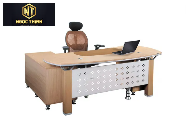 Bàn lãnh đạo gỗ Melamine HRP1890L2Y1